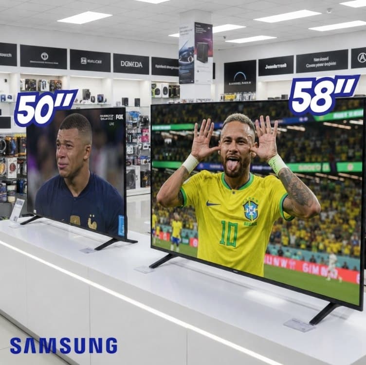 Smart Tv 58 Crystal Uhd 4k U8500f + Tv 50 Crystal Uhd U8100
