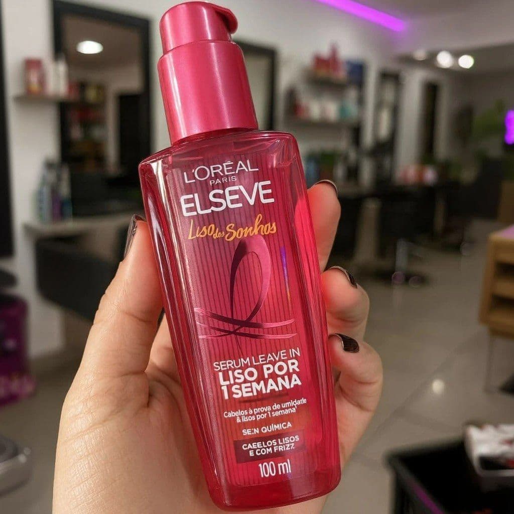 L'Oréal Paris Elseve Liso dos Sonhos Sérum Leave-in (Proteção Térmica, Antifrizz)